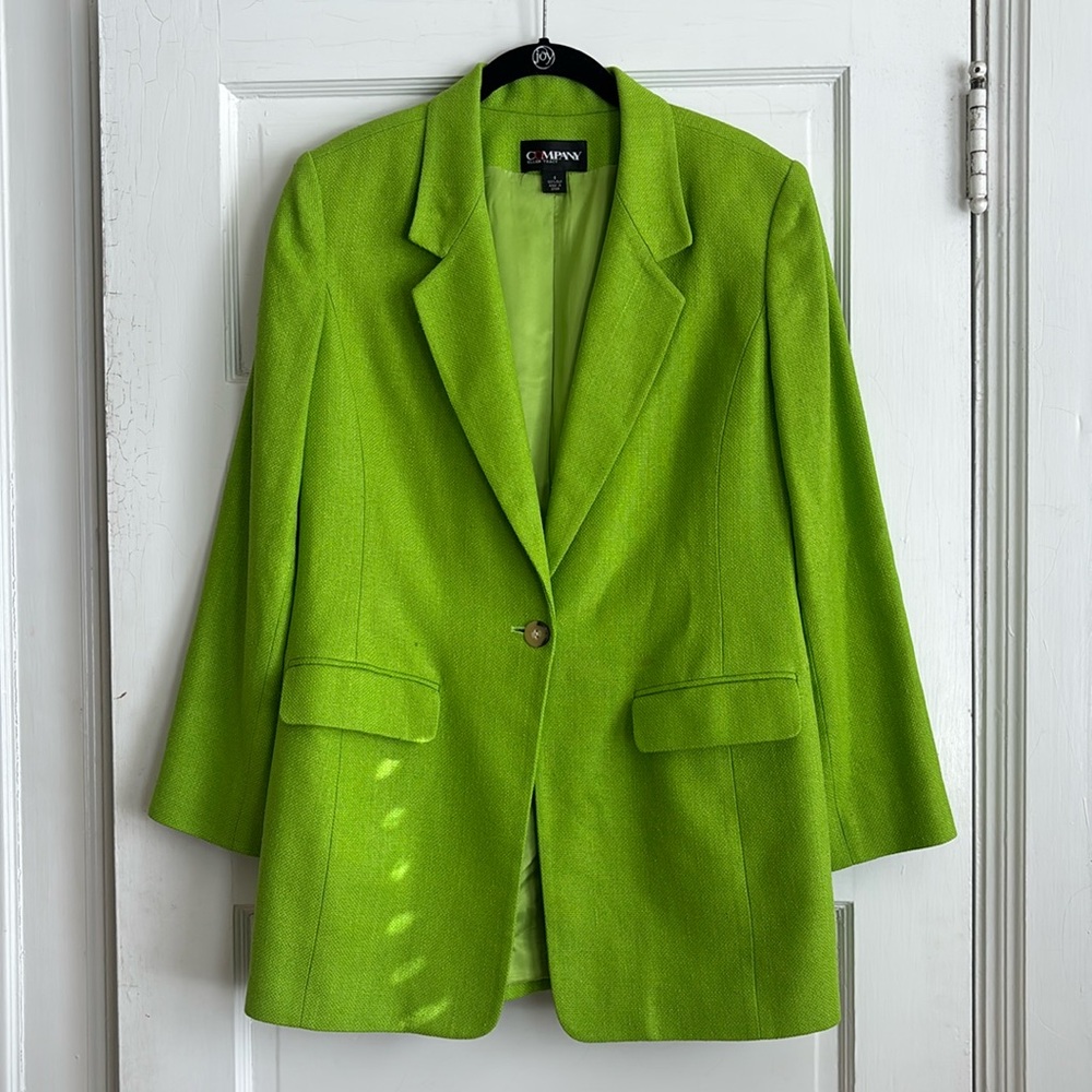 100% silk vintage blazer